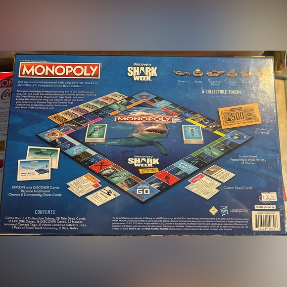 Monopoly Discovery Shark Week Edition - Picture 2 of 2